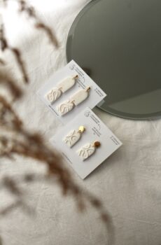 Ohrhänger: Bogenförmig Zweiteilig